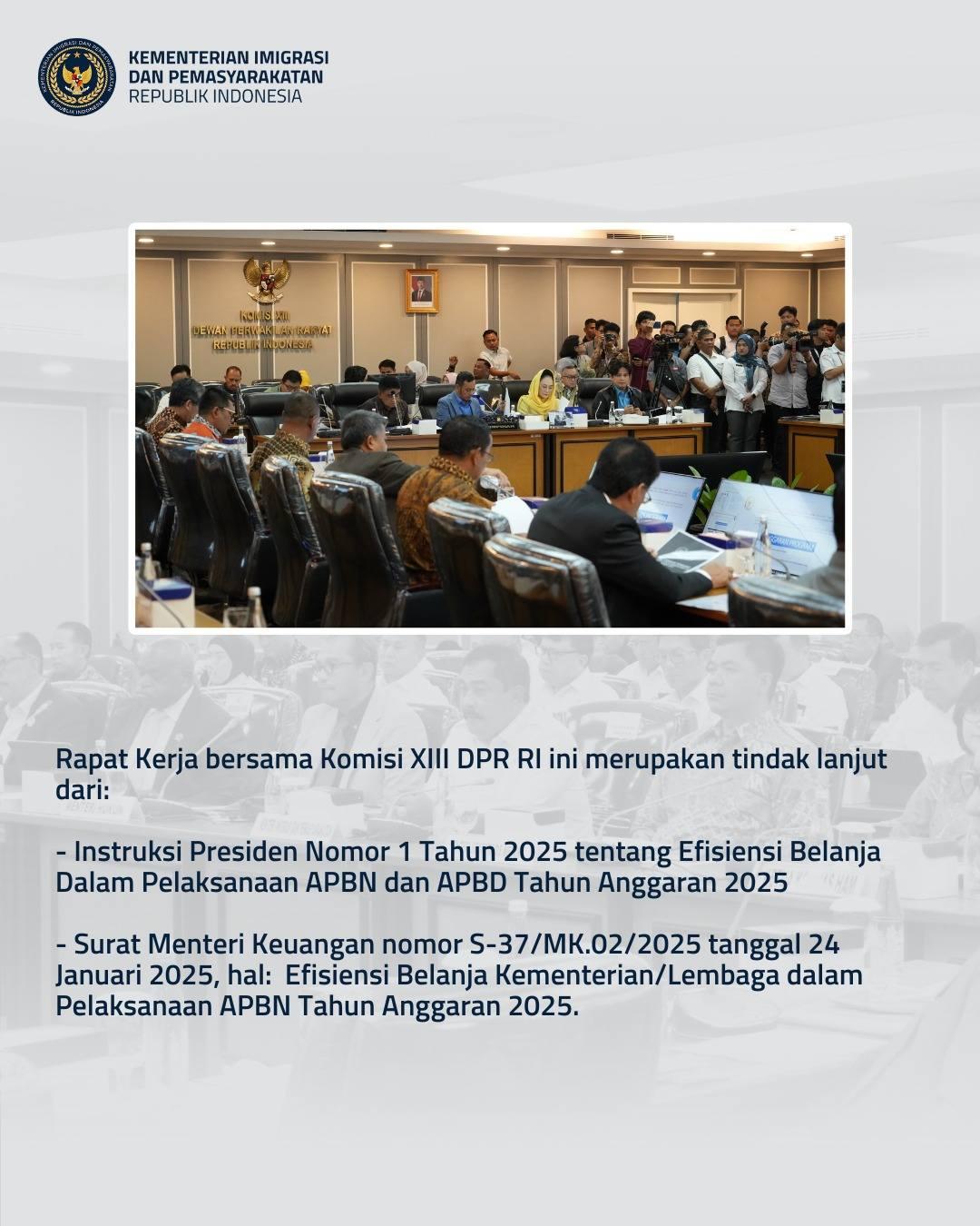 Perubahan Pagu Alokasi Anggaran Kemenimipas 2025 2